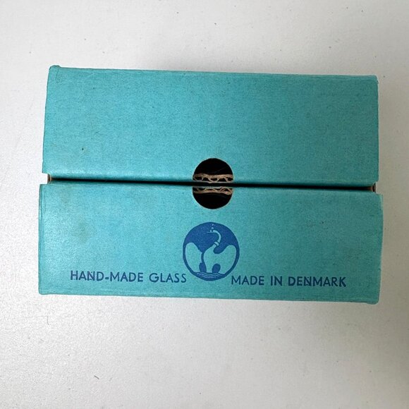 Kastrup Holmegaard Canada Smoked Shot Cordial Glass Set of 6 Box 1oz Denmark - Picture 6 of 8